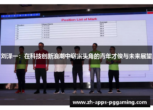 刘泽一：在科技创新浪潮中崭露头角的青年才俊与未来展望